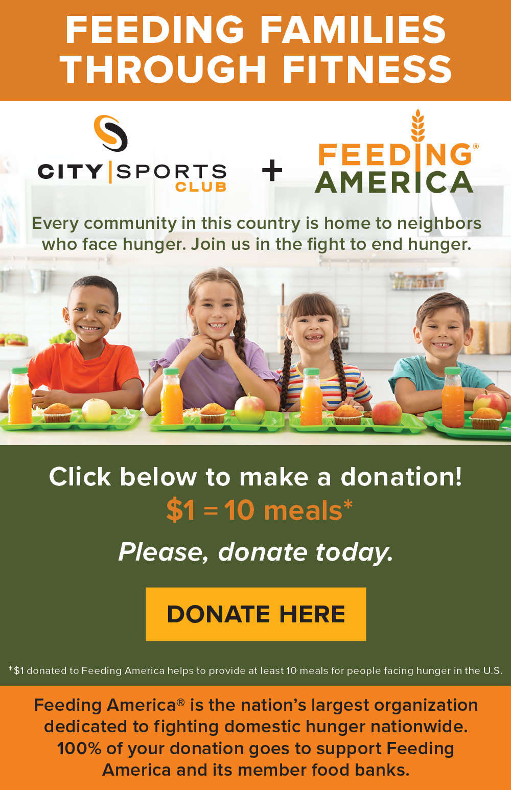 Feeding America Donation Page